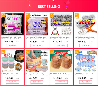 Seal and Store! Flexible Silicone Lids for Fridge and Kitchen Use