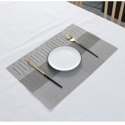 Elegance Weave Heat-Resistant Placemats