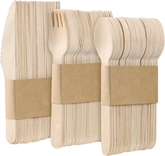 EcoWood Essentials – Sustainable Disposable Wooden Cutlery