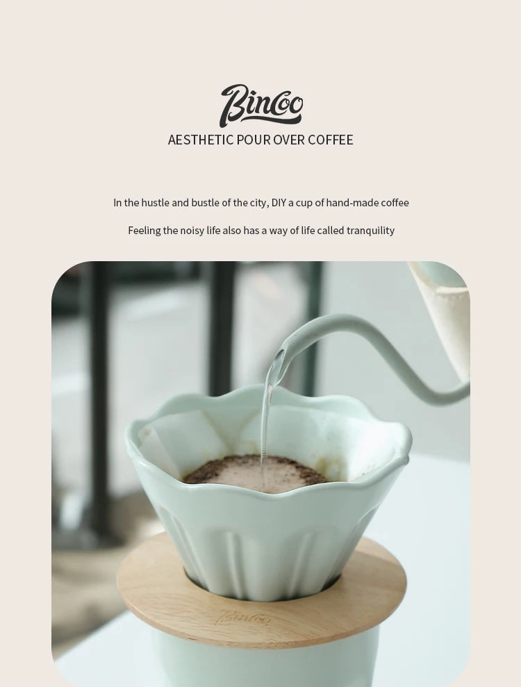 Ceramic Coffee Dripper V01 with Reusable Filter Stand