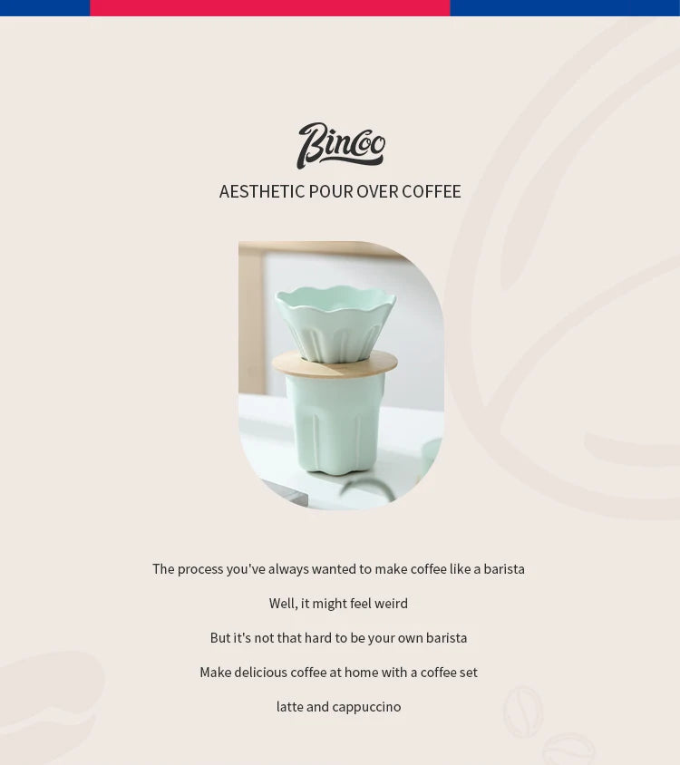 Ceramic Coffee Dripper V01 with Reusable Filter Stand