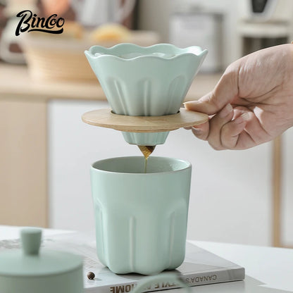 Ceramic Coffee Dripper V01 with Reusable Filter Stand