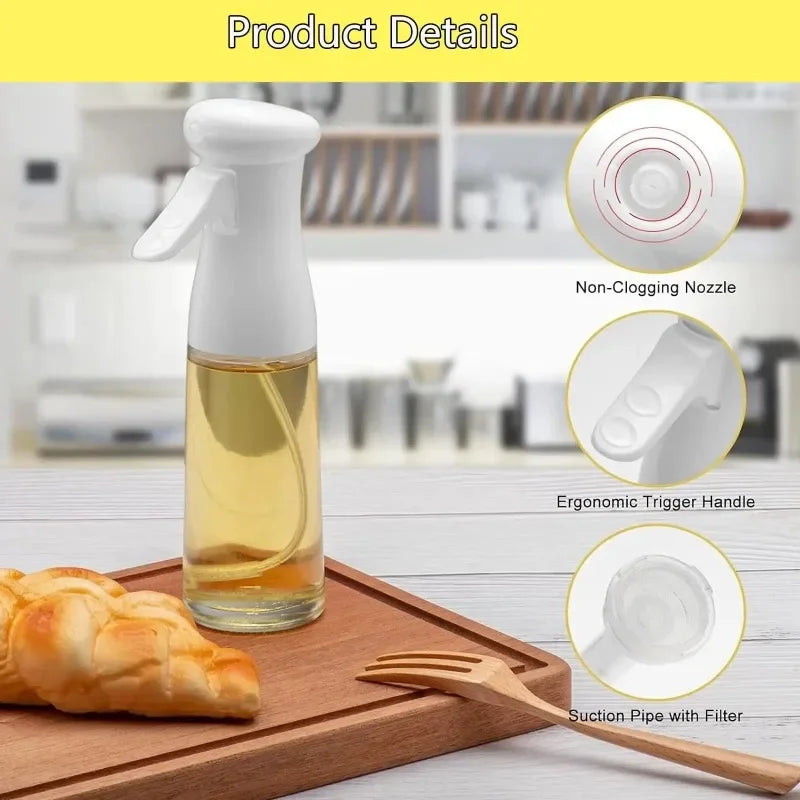 "Mist & Masterpiece – Reusable Oil Spray Bottle for Effortless Cooking"