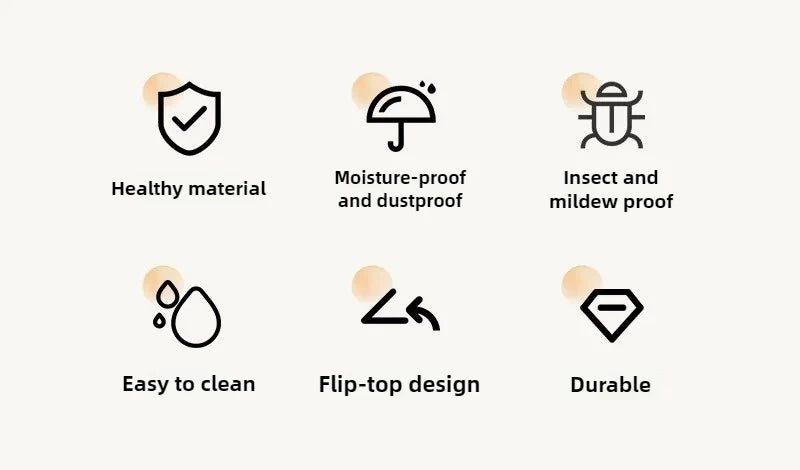 Sealed Rice Storage Container Easy Dispense Kitchen Box