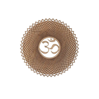 Wooden Wall Art Home Decor Flower Of Life Energy Mat Decorative Boards Crafts Slice Wood Base Coasters Sacred Geometry Ornament