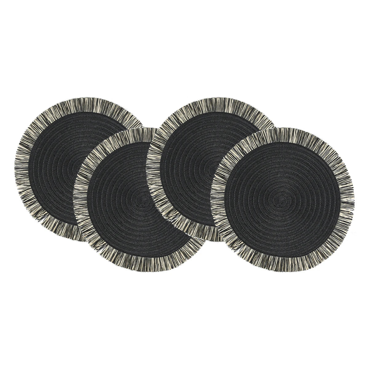 Round Placemats Set of 6 for Dining Table