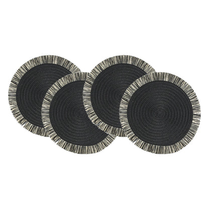 Round Placemats Set of 6 for Dining Table