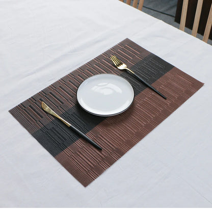 Elegance Weave Heat-Resistant Placemats