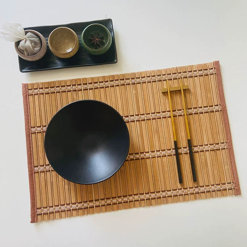 Manteles individuales de bambú ecológicos