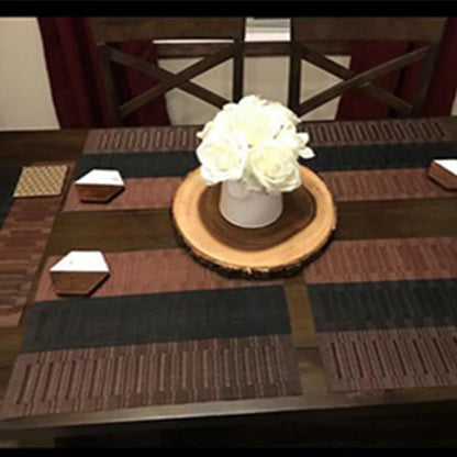 Elegance Weave Heat-Resistant Placemats
