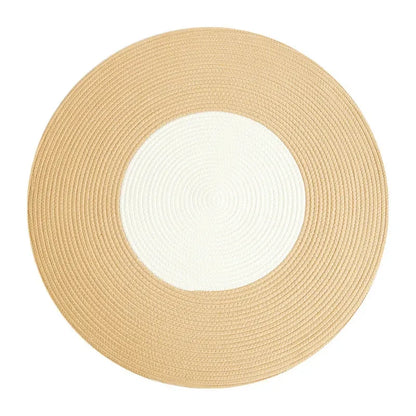 Handmade Round Rug Jute Carpets Woven Rattan Carpet With Tassel for Bedroom Living Room Vintage Linen Cotton Floor Mats