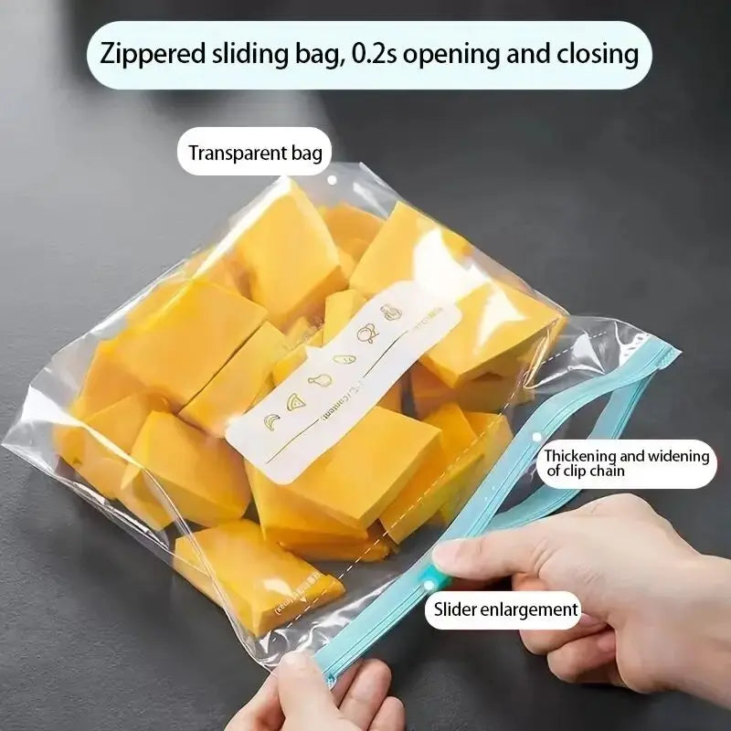 Sacos de Silicone Reutilizáveis – Mantém Alimentos Frescos